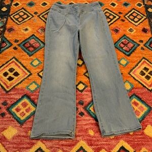 We The Free Pull On Denim Straight Leg M Blue